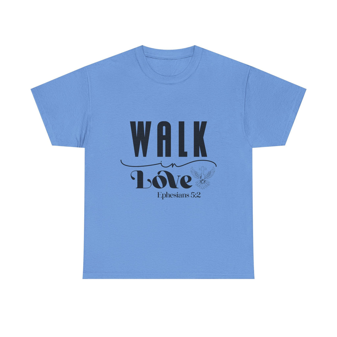 Walk in Love Ephesians 5 2-01 Unisex Heavy Cotton Tee - Faith Scripture Gift | Gifts Of Words