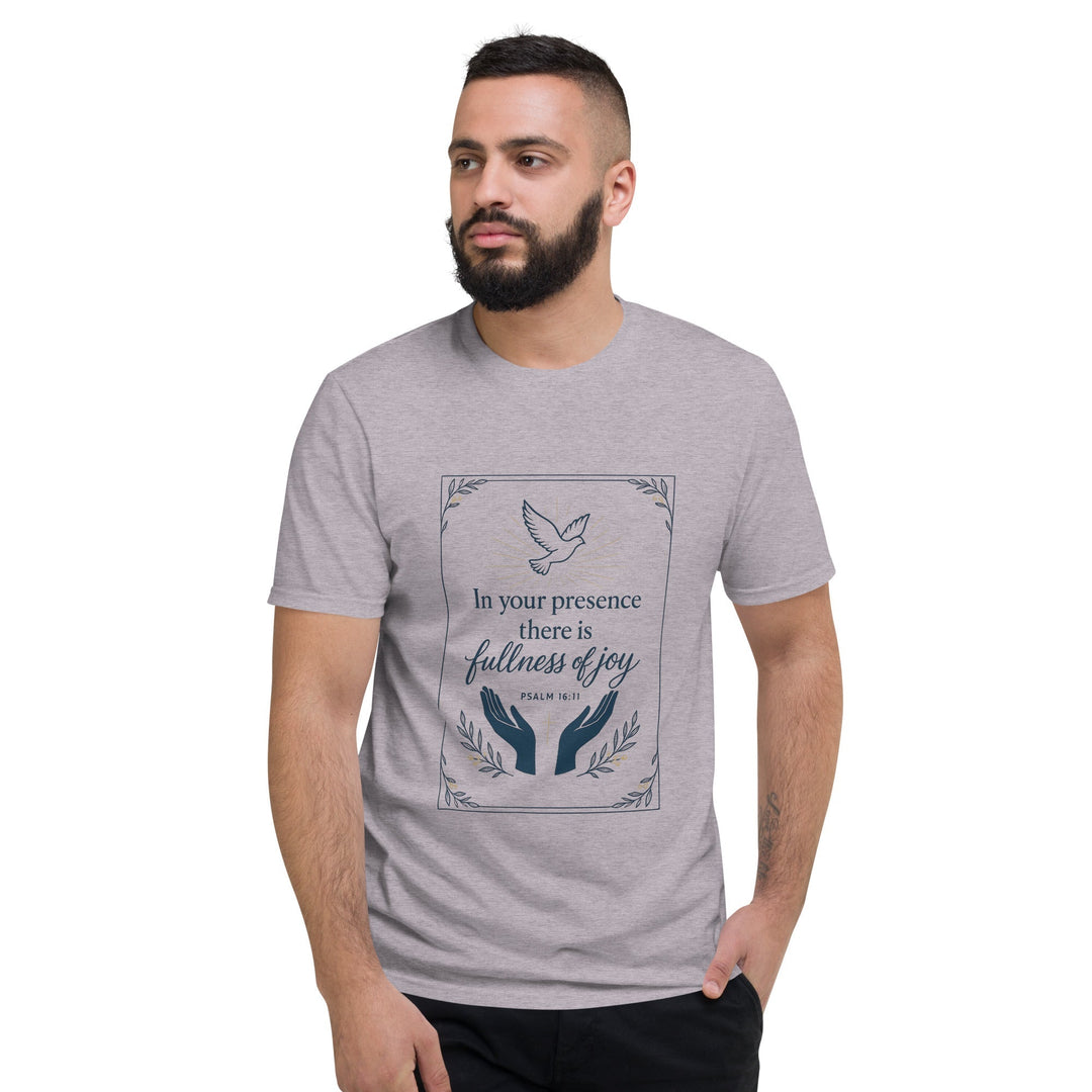 In Your Presence T-Shirt - Faith Scripture Gift | Gifts Of Words