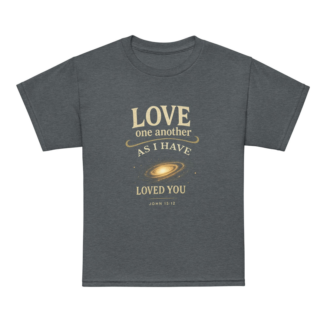 Love One Another Youth t-shirt - Faith Scripture Gift | Gifts Of Words