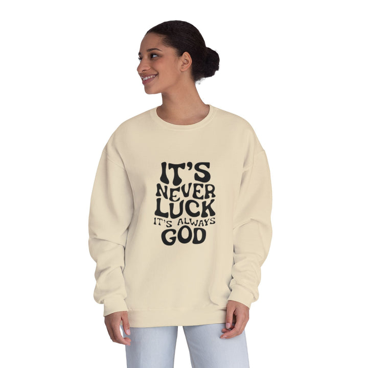 Faith Crewneck Sweatshirt - Premium Christian Fleece Apparel - Faith Scripture Gift | Gifts Of Words