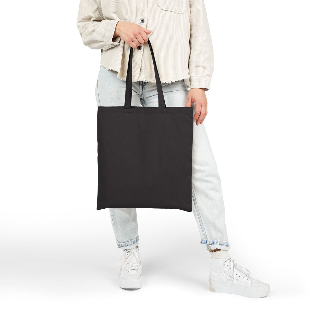 Cotton Canvas Tote Bag 15" x 16", Heavy-Duty Fabric, Long Handles, Reusable & Eco-Friendly - Faith Scripture Gift | Gifts Of Words