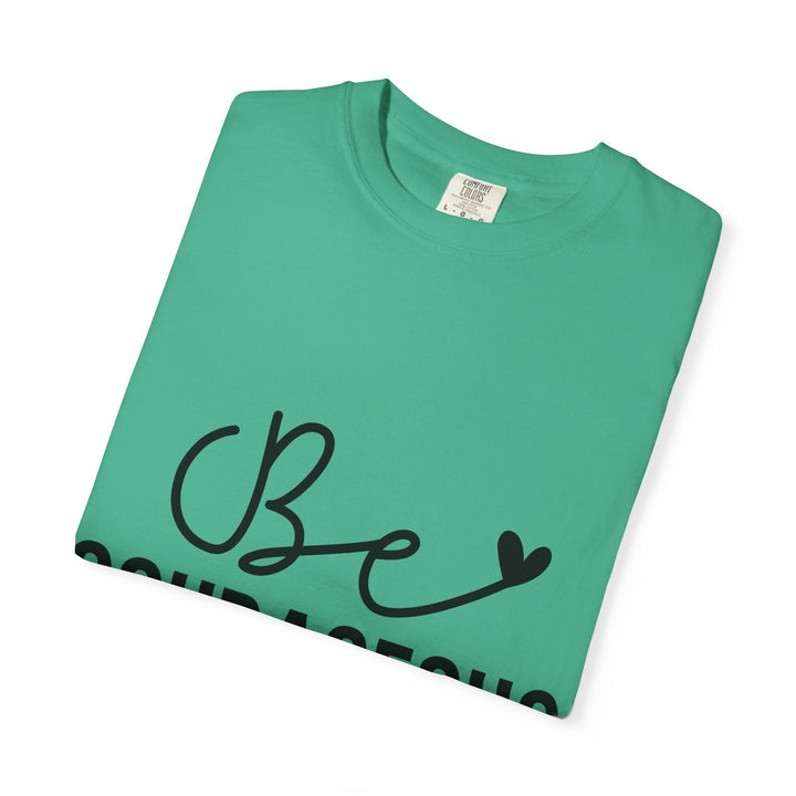 Be Courageous Joshua 1 9-01 Unisex Garment-Dyed T-shirt - Faith Scripture Gift | Gifts Of Words