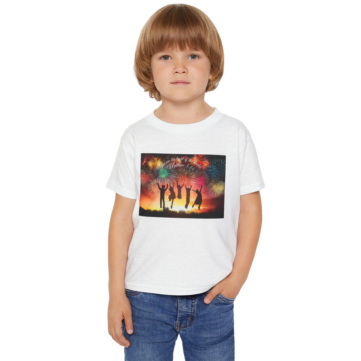 You are the light of the world | Cotton™ Toddler T-shirt - Faith Scripture Gift | Gifts Of Words