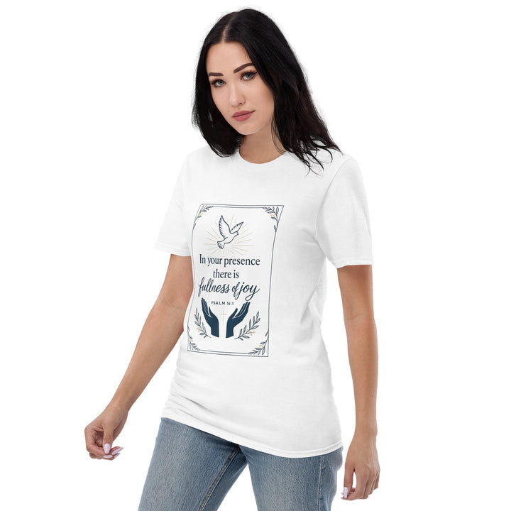 In Your Presence T-Shirt - Faith Scripture Gift | Gifts Of Words
