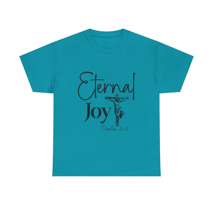 Eternal Joy Psalm 16 11-01 Unisex Heavy Cotton Tee - Faith Scripture Gift | Gifts Of Words