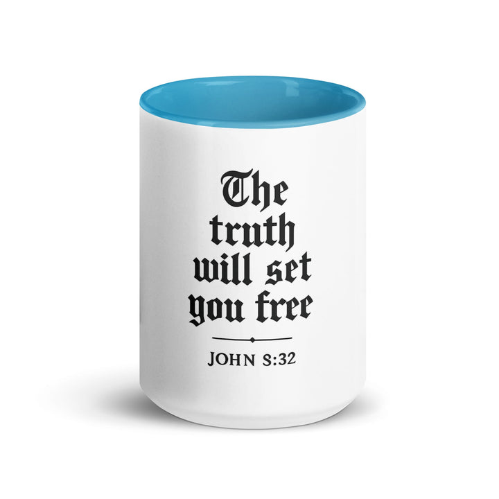 The truth will set you free Mug - Faith Scripture Gift | Gifts Of Words