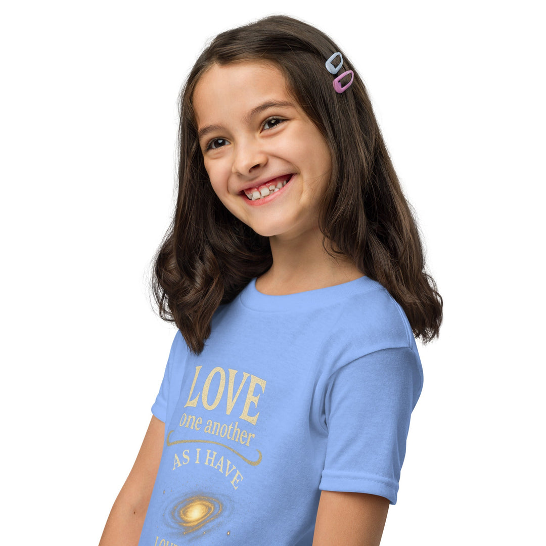 Love One Another Youth t-shirt - Faith Scripture Gift | Gifts Of Words
