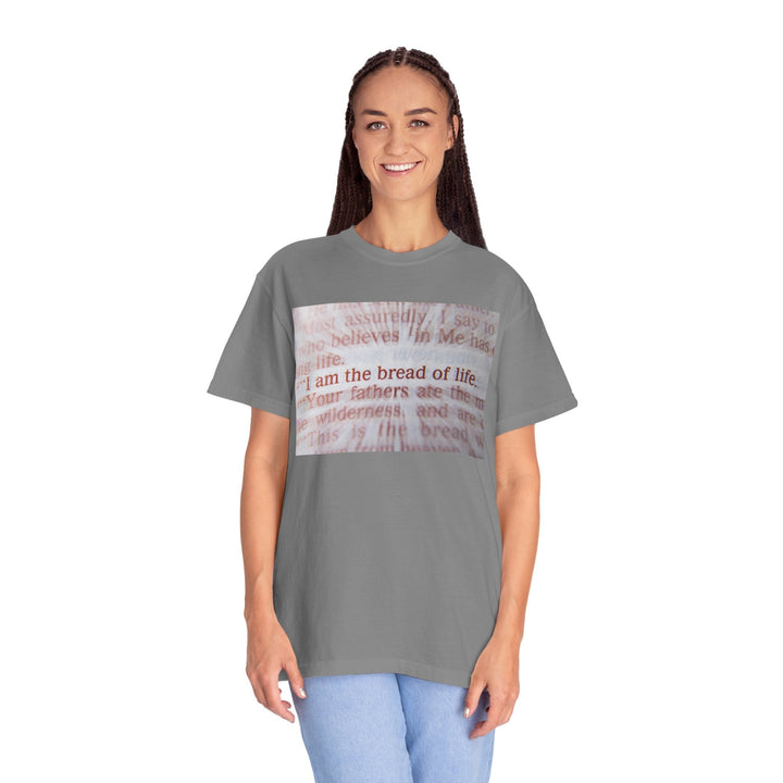Garment-Dyed T-Shirt – Soft Vintage Wash Premium Unisex Tee - Faith Scripture Gift | Gifts Of Words
