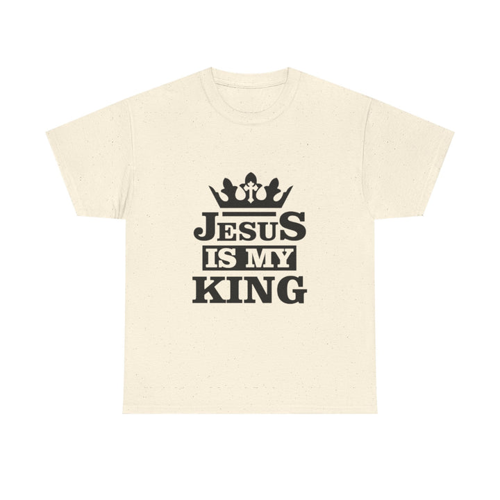Jesus Is My King T-Shirt - Bold Christian Faith Graphic Tee - Faith Scripture Gift | Gifts Of Words