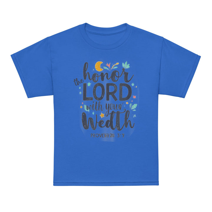 Honor The Lord Youth t-shirt - Faith Scripture Gift | Gifts Of Words
