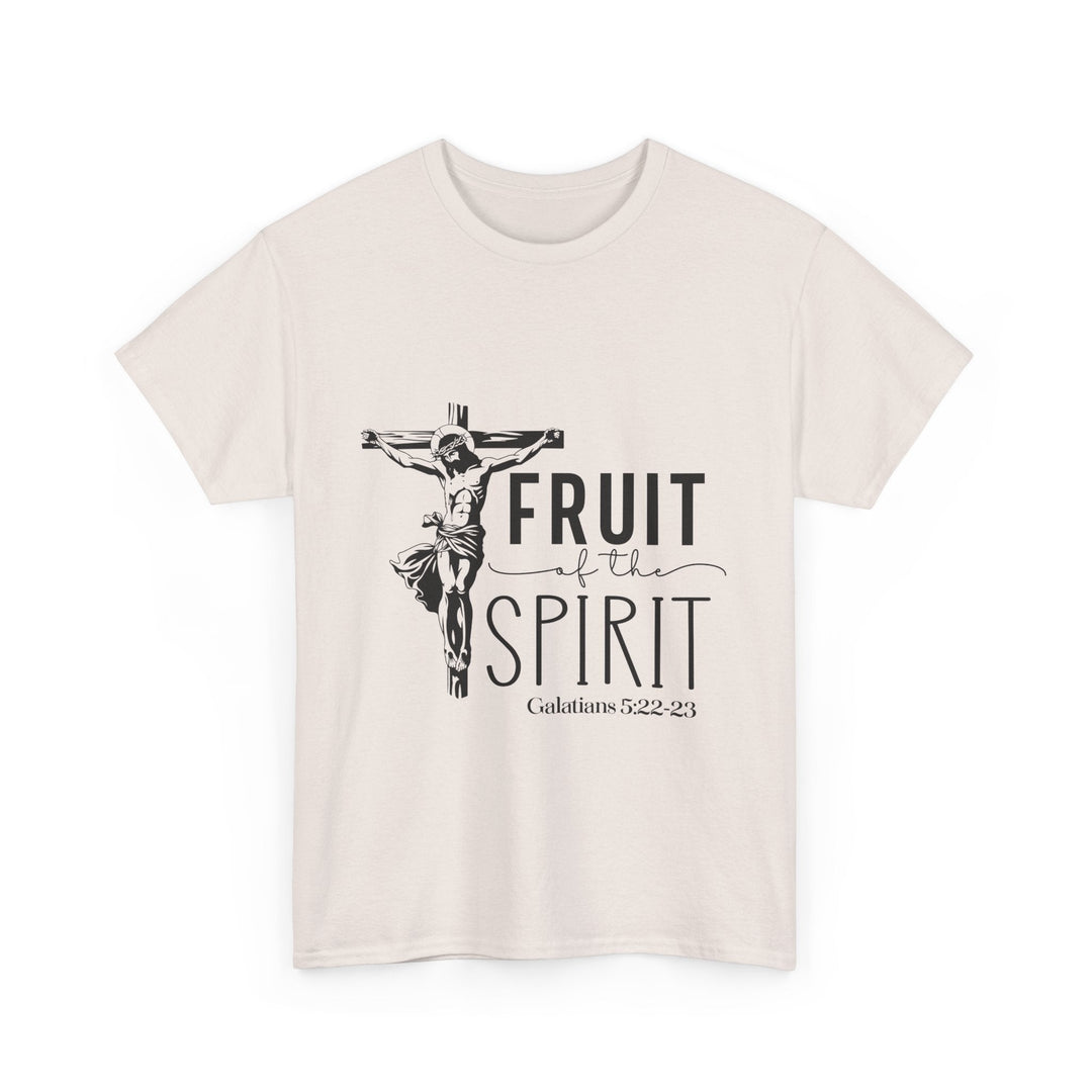 Fruit of the Spirit Galatians 5 22-23-01 Unisex Heavy Cotton Tee - Faith Scripture Gift | Gifts Of Words