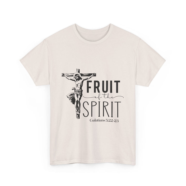 Fruit of the Spirit Galatians 5 22-23-01 Unisex Heavy Cotton Tee - Faith Scripture Gift | Gifts Of Words