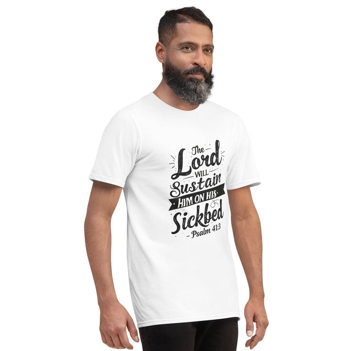 The Lord Will Sustain T-Shirt - Faith Scripture Gift | Gifts Of Words