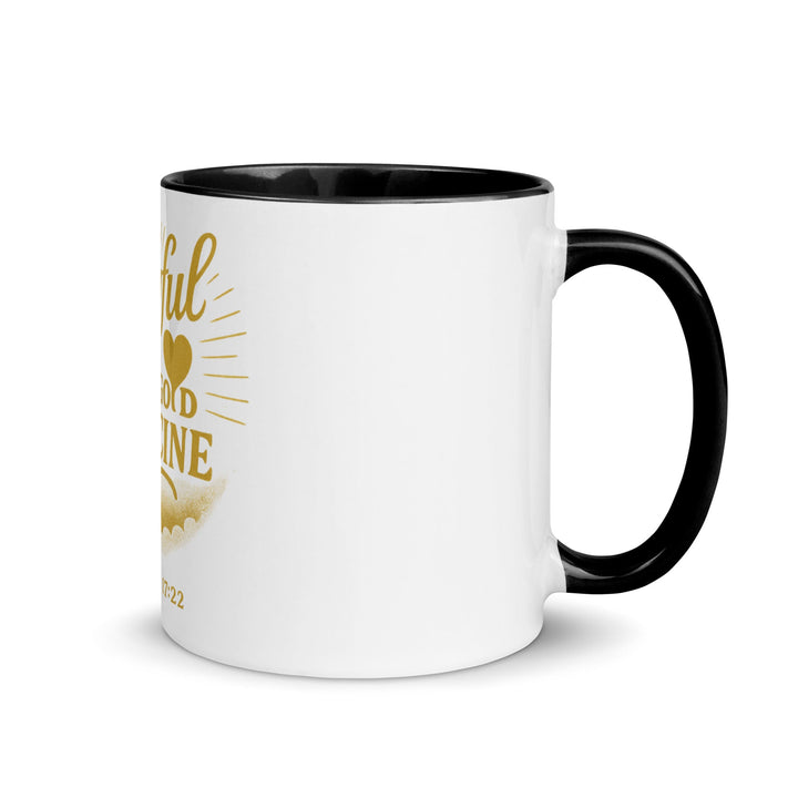 A joyful is good medicine Mug - Faith Scripture Gift | Gifts Of Words