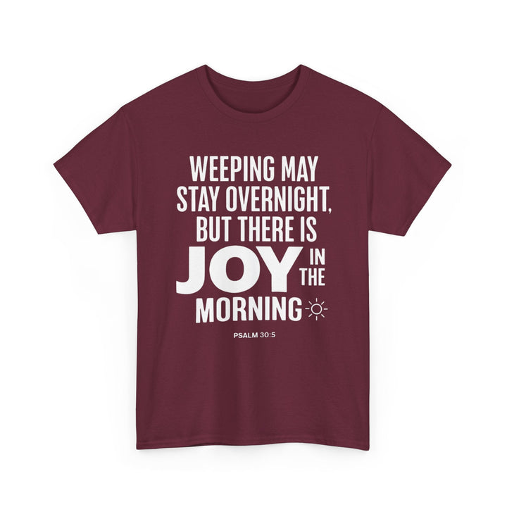 Heavy Cotton Tee – Premium Weight Durable Unisex Crewneck - Faith Scripture Gift | Gifts Of Words