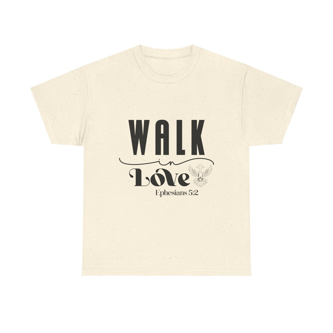 Walk in Love Ephesians 5 2-01 Unisex Heavy Cotton Tee - Faith Scripture Gift | Gifts Of Words
