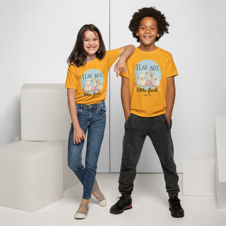 Fear Not, Little Flock Youth t-shirt - Faith Scripture Gift | Gifts Of Words