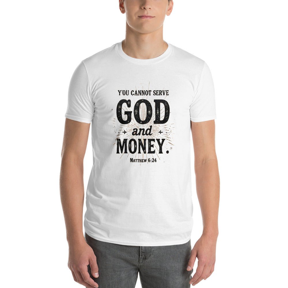 You Cannot Serve T-Shirt - Faith Scripture Gift | Gifts Of Words