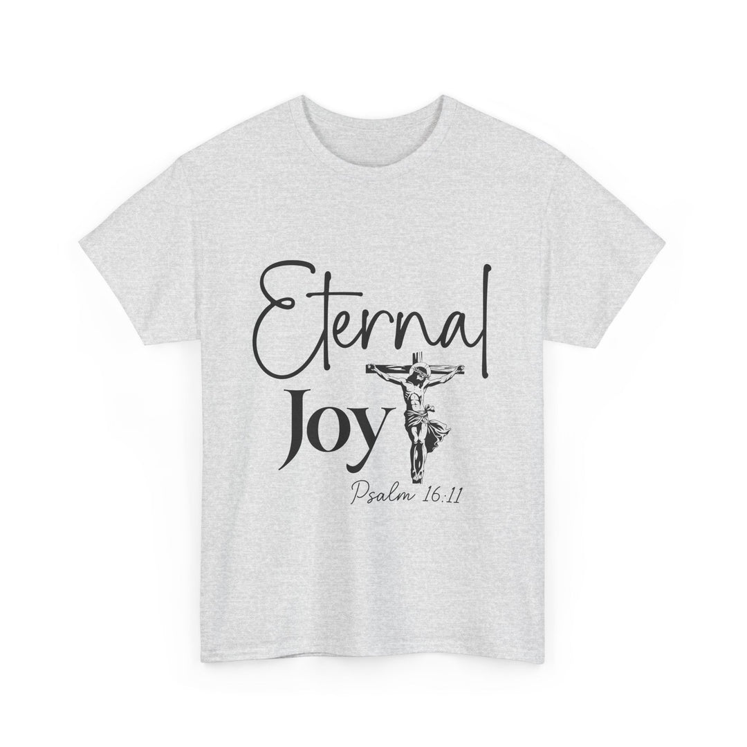 Eternal Joy Psalm 16 11-01 Unisex Heavy Cotton Tee - Faith Scripture Gift | Gifts Of Words