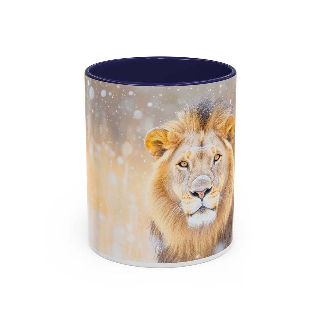 Golden Lion Stainless Accent Coffee Mug (11, 15oz) - Faith Scripture Gift | Gifts Of Words