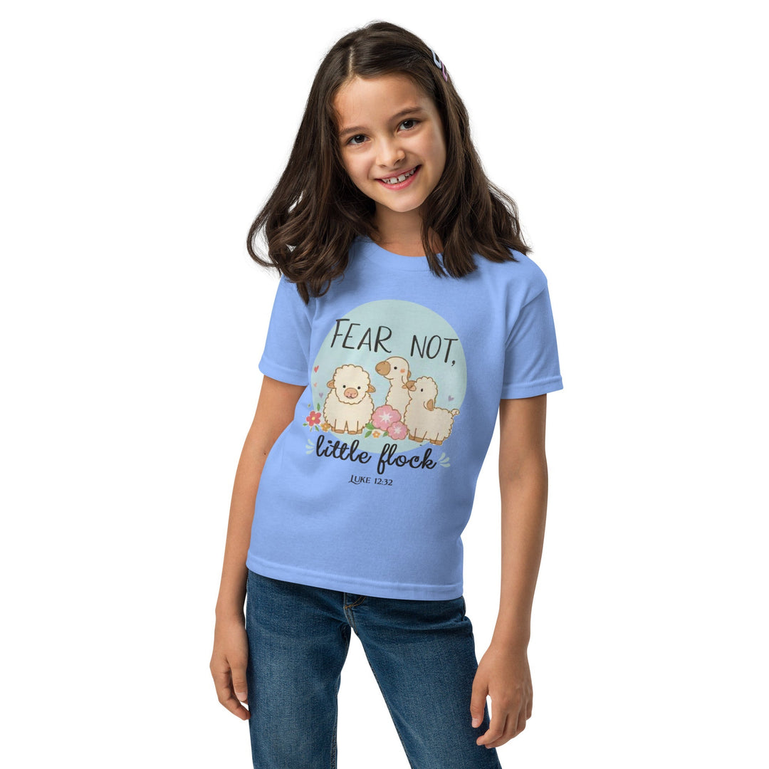 Fear Not, Little Flock Youth t-shirt - Faith Scripture Gift | Gifts Of Words