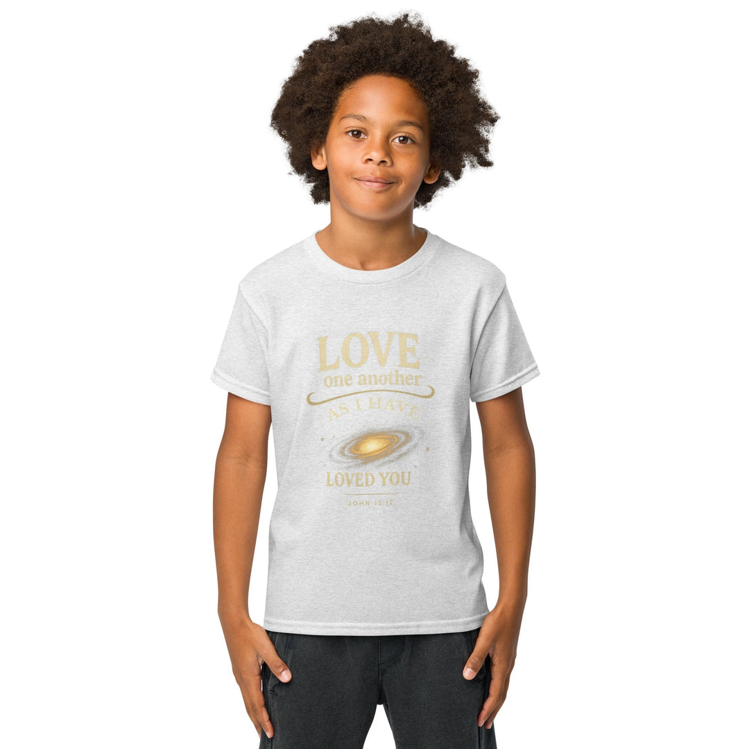 Love One Another Youth t-shirt - Faith Scripture Gift | Gifts Of Words
