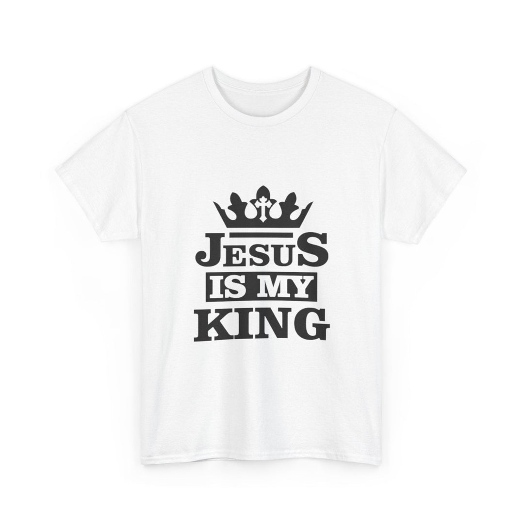 Jesus Is My King T-Shirt - Bold Christian Faith Graphic Tee - Faith Scripture Gift | Gifts Of Words