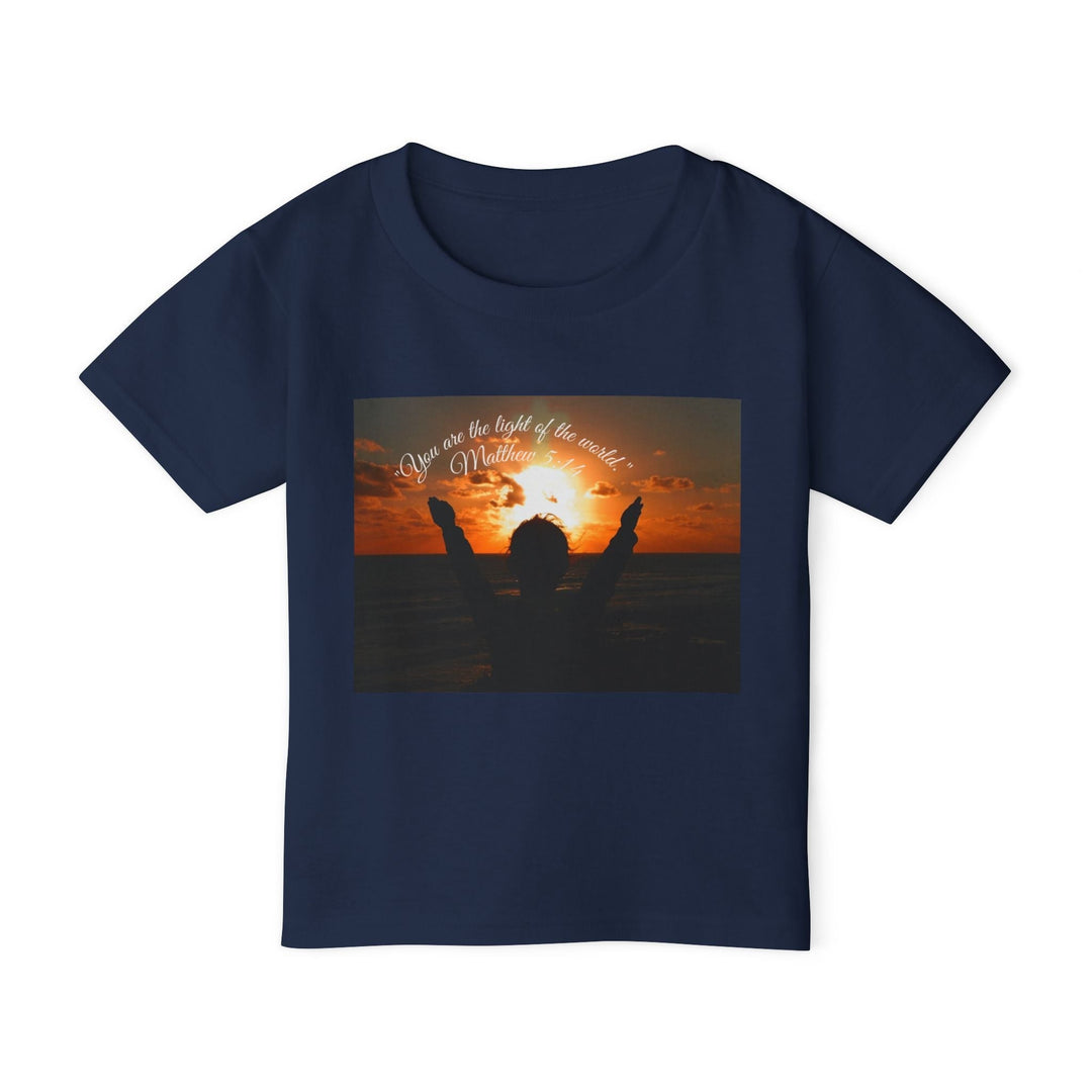 You are the light | Cotton™ Toddler T-shirt - Faith Scripture Gift | Gifts Of Words