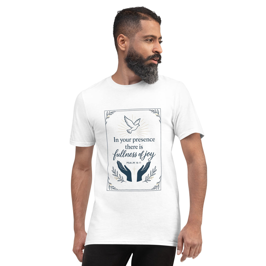 In Your Presence T-Shirt - Faith Scripture Gift | Gifts Of Words