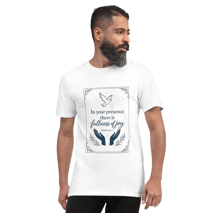In Your Presence T-Shirt - Faith Scripture Gift | Gifts Of Words