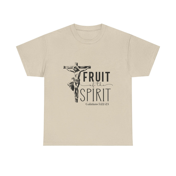 Fruit of the Spirit Galatians 5 22-23-01 Unisex Heavy Cotton Tee - Faith Scripture Gift | Gifts Of Words