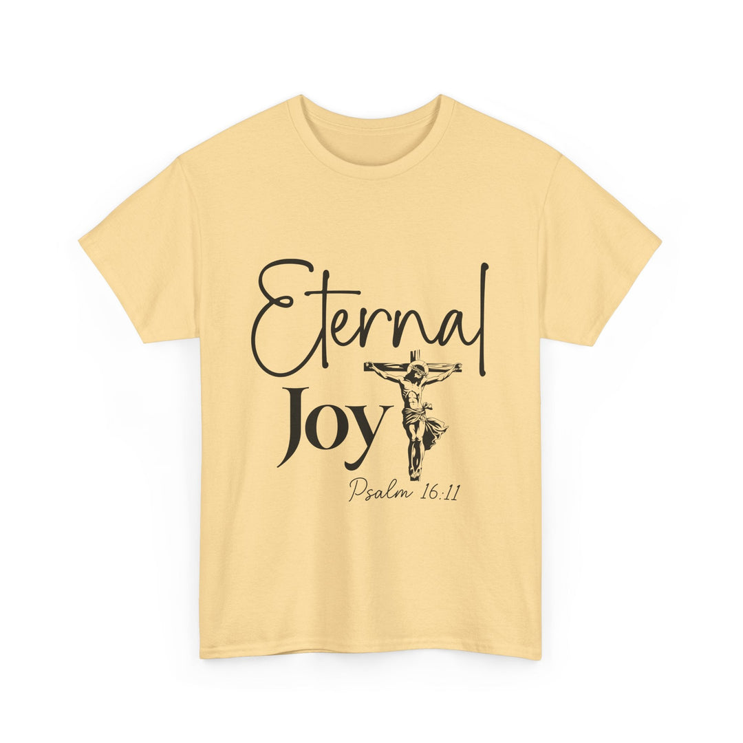 Eternal Joy Psalm 16 11-01 Unisex Heavy Cotton Tee - Faith Scripture Gift | Gifts Of Words