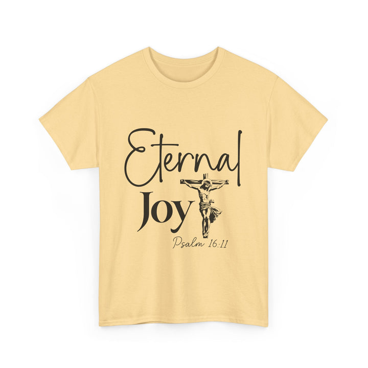 Eternal Joy Psalm 16 11-01 Unisex Heavy Cotton Tee - Faith Scripture Gift | Gifts Of Words