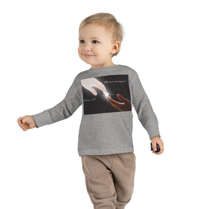 The lord is my shepard |Toddler Long Sleeve Tee - Faith Scripture Gift | Gifts Of Words