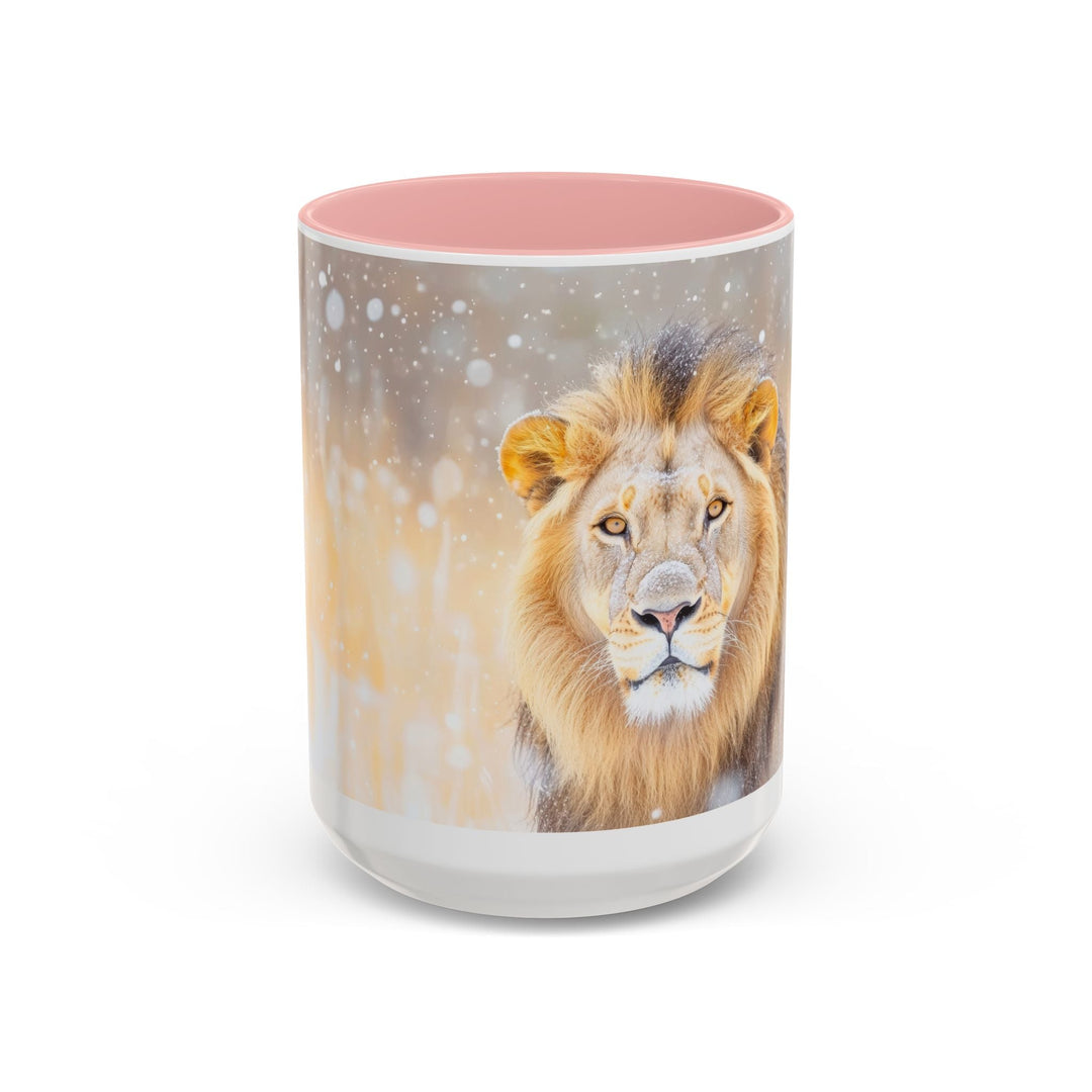 Golden Lion Stainless Accent Coffee Mug (11, 15oz) - Faith Scripture Gift | Gifts Of Words