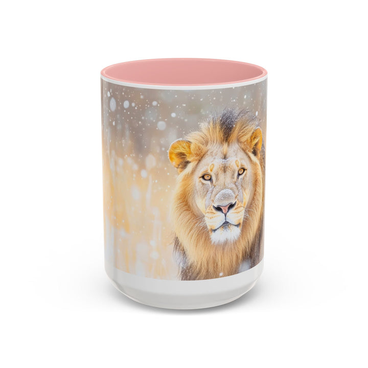 Golden Lion Stainless Accent Coffee Mug (11, 15oz) - Faith Scripture Gift | Gifts Of Words
