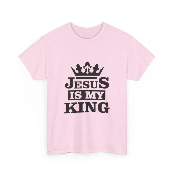 Jesus Is My King T-Shirt - Bold Christian Faith Graphic Tee - Faith Scripture Gift | Gifts Of Words