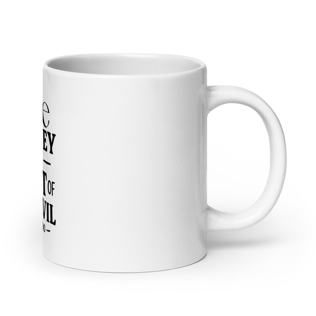 The love of money is the root Mug - Faith Scripture Gift | Gifts Of Words