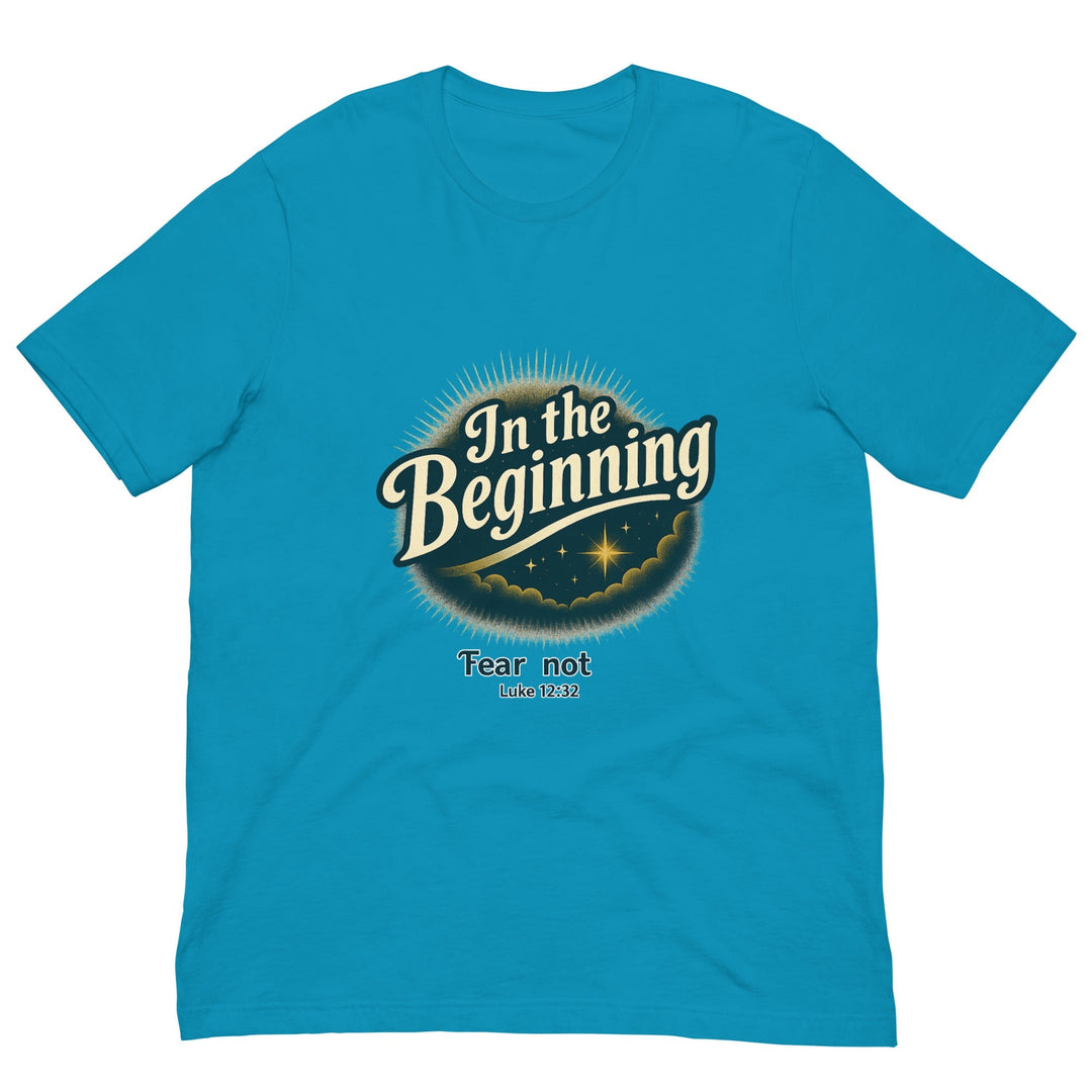 In the Beginning T-shirt - Faith Scripture Gift | Gifts Of Words