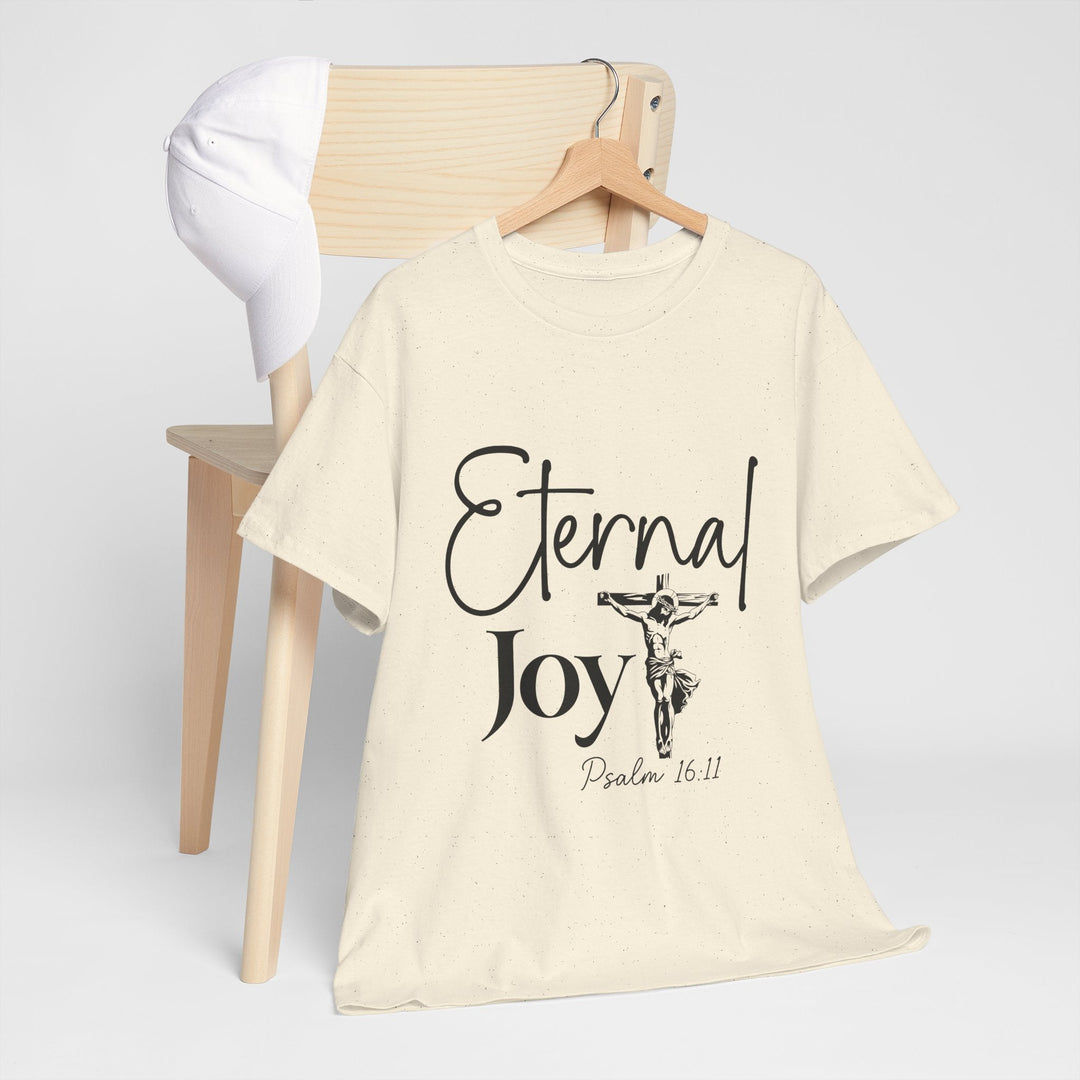 Eternal Joy Psalm 16 11-01 Unisex Heavy Cotton Tee - Faith Scripture Gift | Gifts Of Words