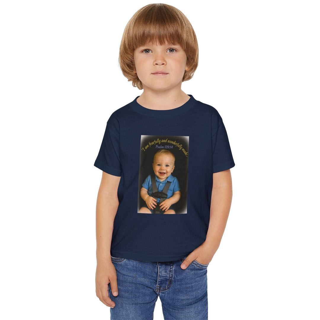 Eco-Friendly Toddler Cotton T-Shirt – Sustainable Soft Organic Tee - Faith Scripture Gift | Gifts Of Words
