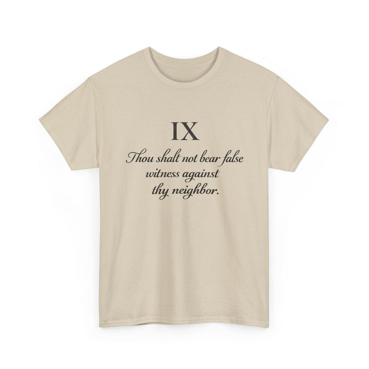 Heavy Cotton Tee – Premium Quality Durable Unisex Crewneck - Faith Scripture Gift | Gifts Of Words