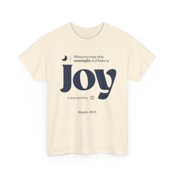 Heavy Cotton Tee – Premium Weight Durable Unisex Crewneck - Faith Scripture Gift | Gifts Of Words
