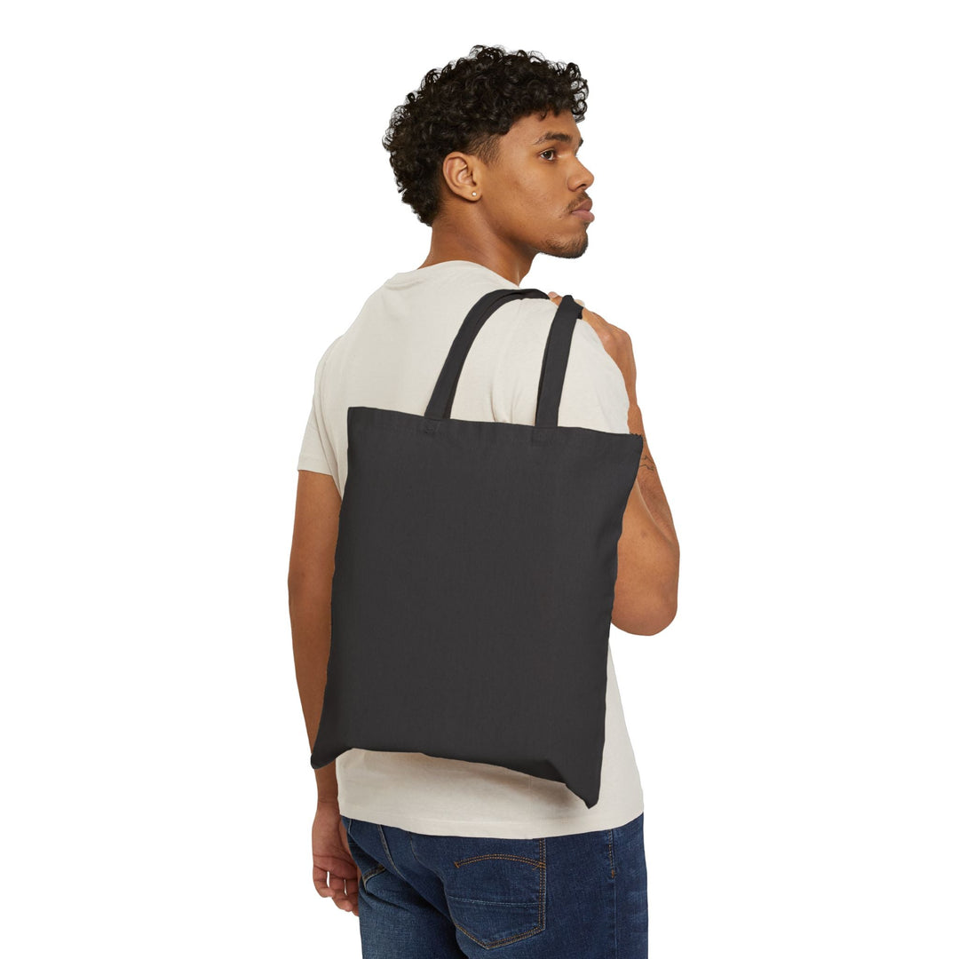 100% Cotton Canvas Tote Bag – Heavyweight 15"x16" Reusable Shopping Bag – Long Handles – Natural & Black - Faith Scripture Gift | Gifts Of Words