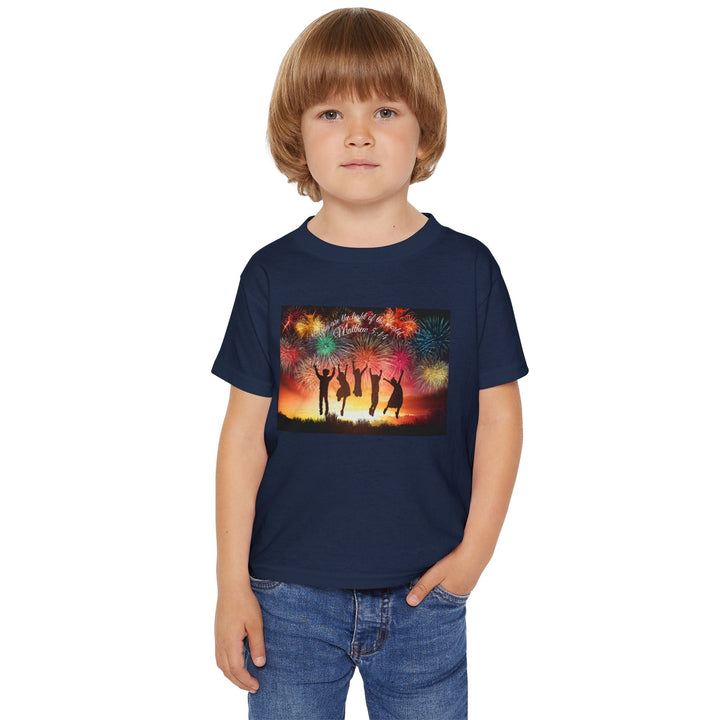 You are the light of the world | Cotton™ Toddler T-shirt - Faith Scripture Gift | Gifts Of Words